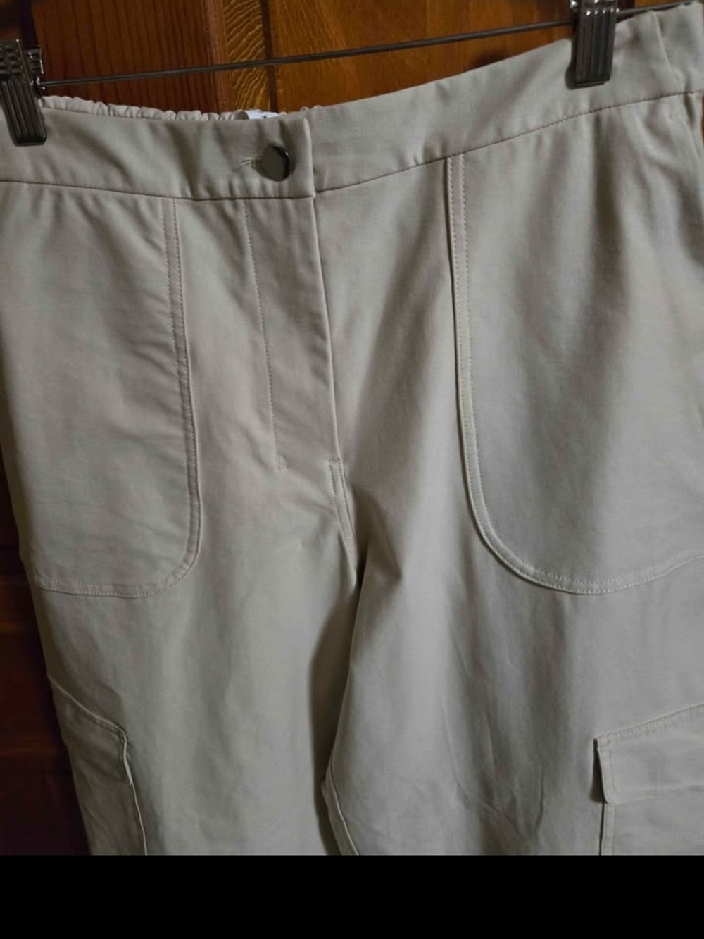 lululemon athletica Cropped Cargo Pants in Light Beige